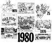 Thumbnail image of item number 1 in: '[Gas Pipe 1980 Calendar illustration]'.