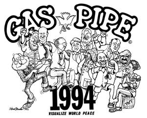 Primary view of object titled '[Gas Pipe 1994 Calendar illustration]'.