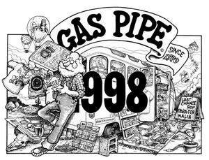 Primary view of object titled '[Gas Pipe 1998 Calendar illustration]'.