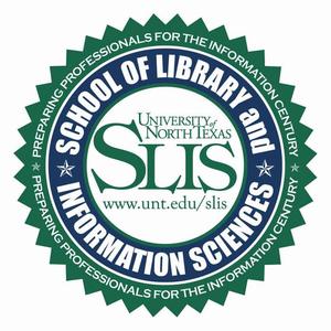 Primary view of object titled '[UNT School of Library and Information Sciences logo]'.