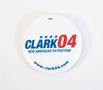 Thumbnail image of item number 1 in: 'Clark '04 Button, "New American Patriotism", 2004'.