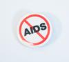 Thumbnail image of item number 1 in: '[AIDS Button, undated]'.