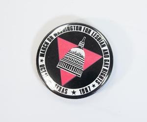 Primary view of object titled '[1987 March on Washington for Lesbian and Gay Rights]'.