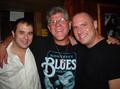 Primary view of [Joe Miraglilo, Gray Gregson, and Joe Walmsley at Vicky G. Moerbe tribute concert]