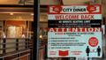 Primary view of [Indoor dining COVID-19 rules at City Diner in Manhattan, New York City]