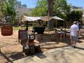 Primary view of [Alamo "Living History Encampment" outdoor exhibit in San, Antonio]