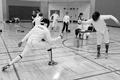 Photograph: [UNTFC member lunges at opponent]