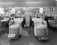 Photograph: [Photograph of the interior of Jake's Barbershop]