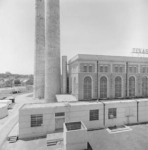 Primary view of object titled '[Photograph of the Fort Worth Power Plant #1]'.