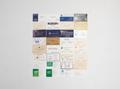 Photograph: Collection of business cards lined up