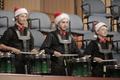 Thumbnail image of item number 1 in: '[Three drummers at the Percussion Holiday Performance]'.