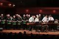 Photograph: [Drummers and xylophone players at the Percussion Holiday Performance…