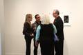 Photograph: [Group of four people talking at the Jake Heggie post-concert recepti…