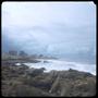 Photograph: [A rocky shore in Punta del Este]