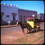 Photograph: [A horse-drawn cab in Encarnación]