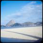 Photograph: [Cliffs and a beach in Botafogo, Rio de Janeiro]
