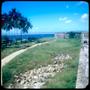 Photograph: [A path and a wall at Fort Itamaracá]