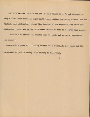 Primary view of object titled '[News Script: Texas]'.