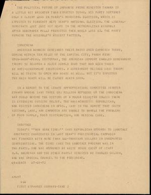 Primary view of object titled '[News Script: IndoChina]'.