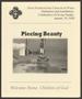 Pamphlet: "Piecing Beauty" Ordination and Installation/Celebration of Giving Su…