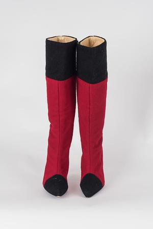 Primary view of object titled 'Felt boots'.