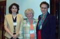 Photograph: [Kathy Dreyer, Marie Adams, and Betsy Whiteside at 2003 CPS training …