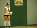 Primary view of [Brooke Engel prepares to serve at 2006 Sun Belt Conference, 1]