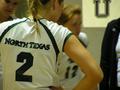 Thumbnail image of item number 1 in: '[Tara Hooser on the court during 2006 Sun Belt Conference]'.