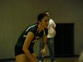 Primary view of [Jessica Hulsebosch stands on the court, 3]