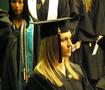 Photograph: [Graduates at UNT Fall 2007 Commencement, closeup 3]