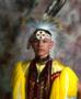 Photograph: [An Indigenous American in traditional powwow clothing, 2]