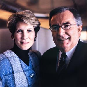 Primary view of object titled '[2002 Dallas Mayoral Candidates, Laura Miller and Tom Dunning]'.