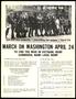 Thumbnail image of item number 1 in: '[Flyer for a March on Washington]'.