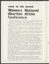 Thumbnail image of item number 2 in: 'Woman's National Abortion Action Coalition (WONAAC) Newsletter'.