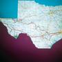 Photograph: [Detail shot of a Texas map]