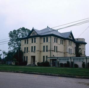 Primary view of object titled '[Bowie County Courthouse in Boston, TX]'.