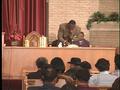 Primary view of [Black male preacher speaking to a church congregation]