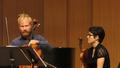 Photograph: [Fredrik Schøyen Sjölin instructs Salwa Bachar during Danish String Q…