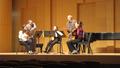 Primary view of [Peter Zazofsky and Michael Reynolds instruct Muir String Quartet Masterclass students, 2]