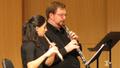 Thumbnail image of item number 1 in: '[Marisa Kelegian and Joseph Ryan Estes perform Quintet for Winds, Op. 45, 1]'.