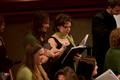 Photograph: [A Cappella Choir performs at 75th anniversary concert, 1]