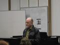 Photograph: [Michael Colgrass teaches "Tuning the Human Instrument" workshop, 7]