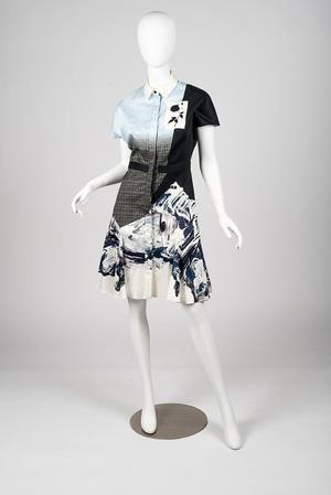 Primary view of object titled 'Printed dress'.