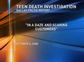 Video: [News Clip: Teen Death Investigation]