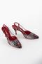 Thumbnail image of item number 2 in: 'Madras slingbacks'.