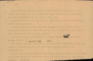 Primary view of object titled '[News Script: Dallas]'.