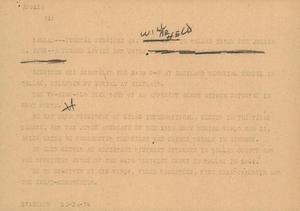 Primary view of object titled '[News Script: APB 123]'.