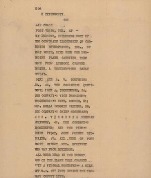 Primary view of object titled '[News Script: K604]'.