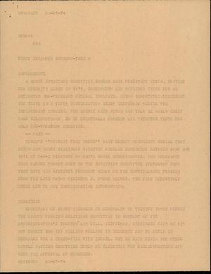 Primary view of object titled '[News Script: APB081]'.