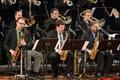 Photograph: [One O'Clock Lab Band saxophones perform at Peter Erskine concert, 2]